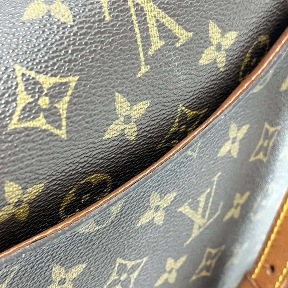 LOUIS VUITTON Brown Monogram Canvas Shoulder Bag